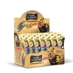 ALADEEB 3'ü 1 Arada Sütlü Köpüklü Kahve 18 gr (48'li Paket)
